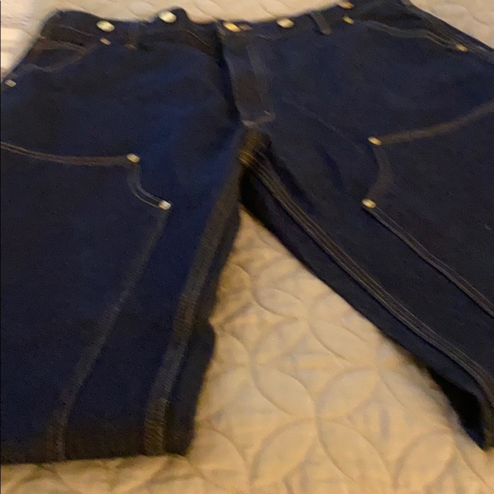 CARHARTT LOGGER JEANS W/SUSPENDER BUTTONS